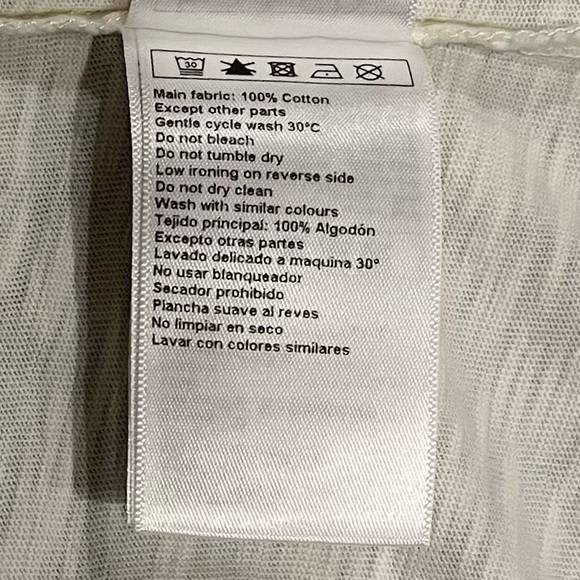 NEW Ba&sh Coby printed T shirt size 3 Ivory - Picture 6 of 8